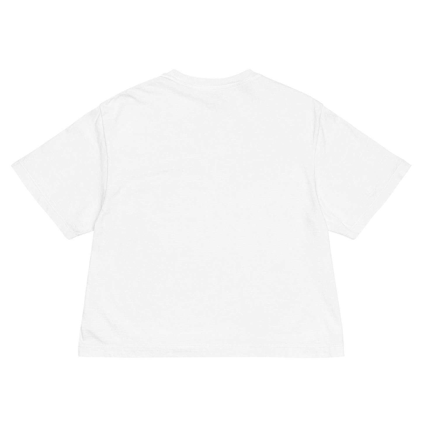 Bush Razorblade Suitcase Mineral Wash Womens Crop Top Shirt White