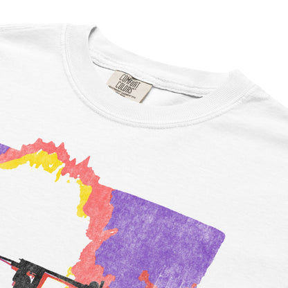 Bush Razorblade Suitcase Mineral Wash Officially Licensed Mens T Shirt White