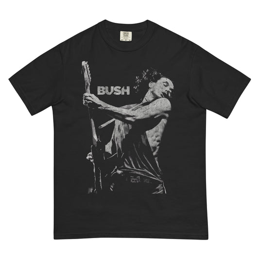 Bush Gavin Live on Stage Mineral Wash Officially Licensed Mens T Shirt Black
