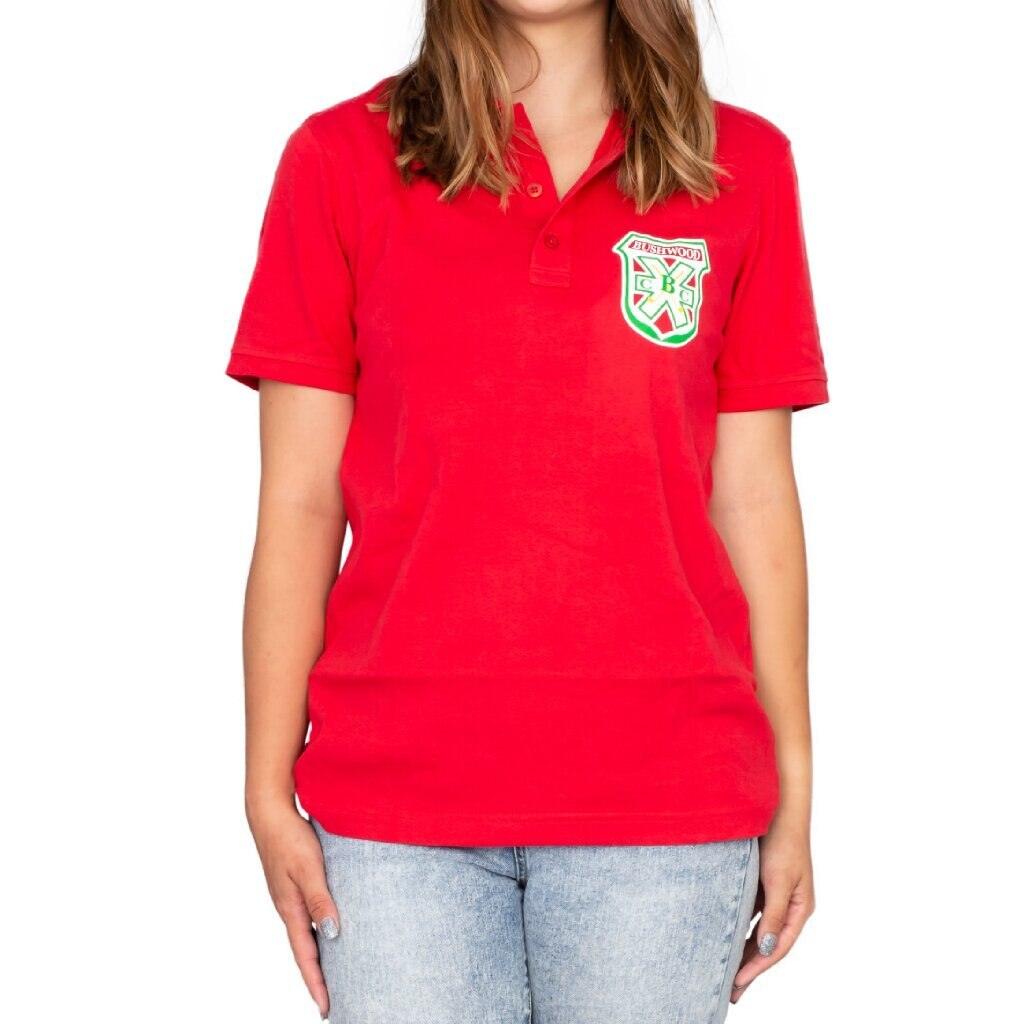 Bushwood Mens Red Polo Tee