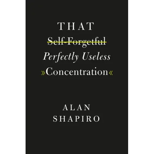 That Self-Forgetful Perfectly Useless Concentration