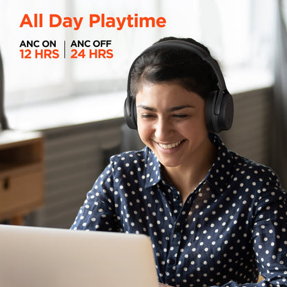 HyperGear Stealth ANC Wireless Headphones with Dynamic Bass Feature