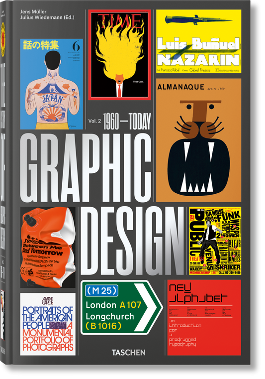 The History of Graphic Design. Vol. 2. 1960–Today (German, French, English) Book