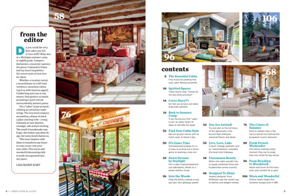 Cabin Home and Living - Cozy and Charming: 225 Easy Ideas For Every Style, 5 Decor Essentials, DIY Dreamy Bedrooms, Best Rentals In The Mountains