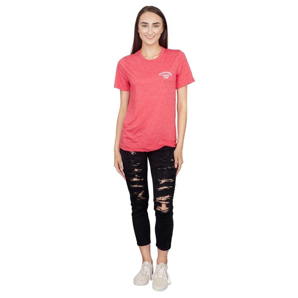 Caddyshack Bushwood Country Club Heather Red T-shirt