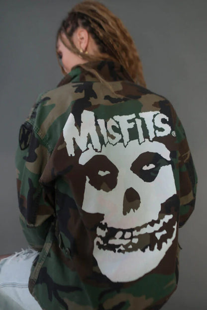 Misfits Authentic Vintage Womens Camo Jacket