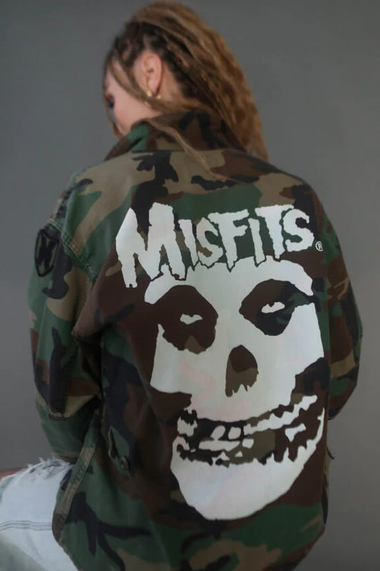 Misfits Authentic Vintage Womens Camo Jacket