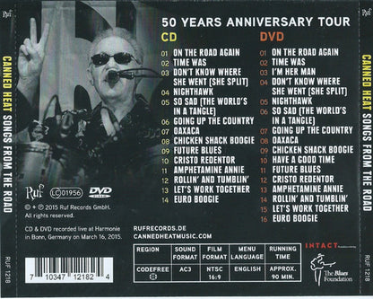 Canned Heat – Songs from the Road (CD & DVD)