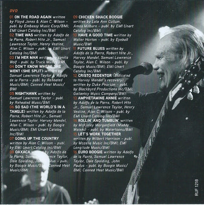 Canned Heat – Songs from the Road (CD & DVD)