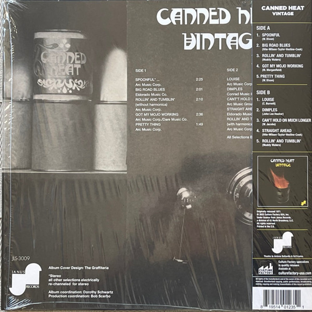 Canned Heat – Vintage  [RSD 2023] [] (LP Vinyl) Vinyl Record