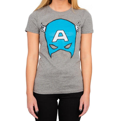 Captain America Big Blue A Mask T-Shirt