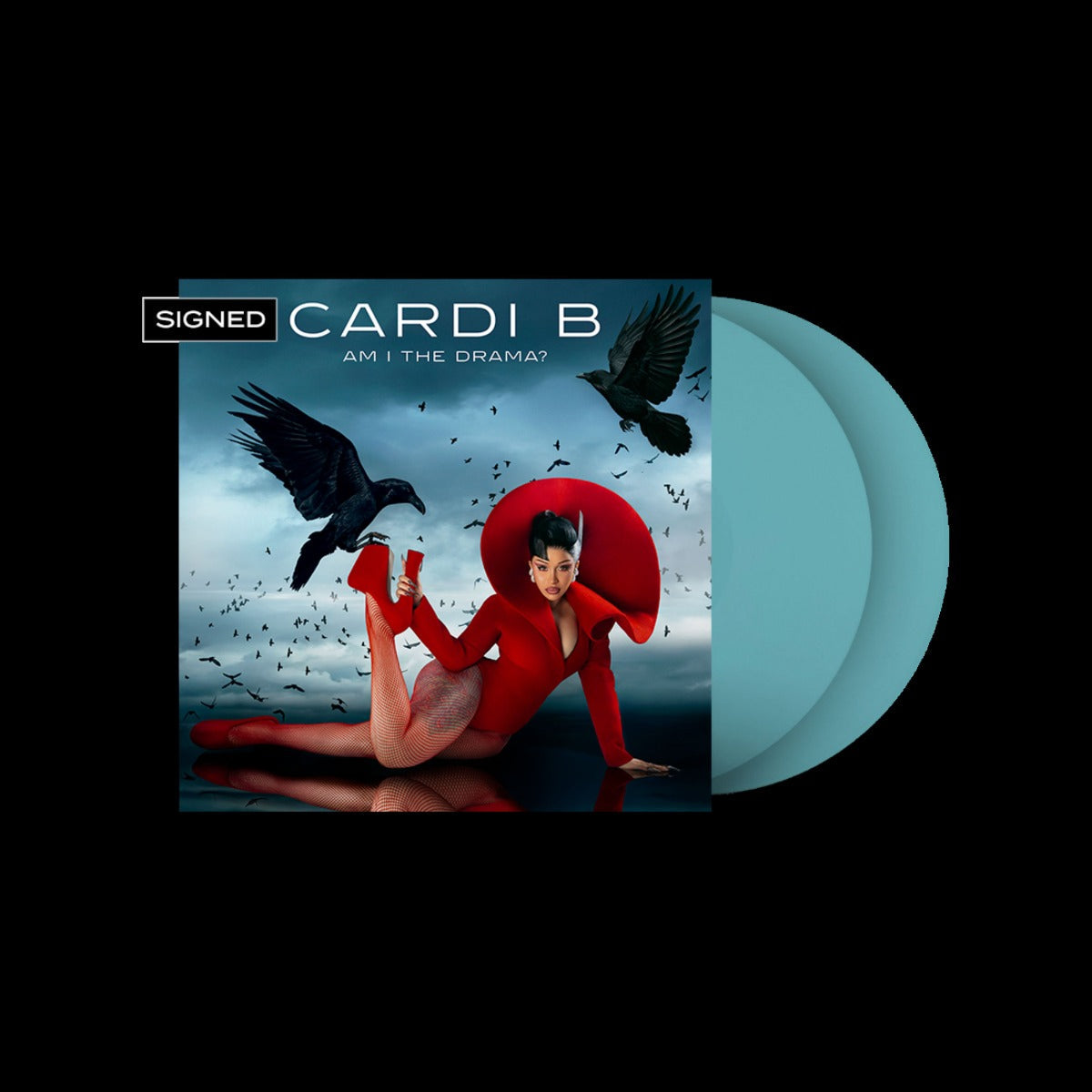 Am I The Drama? (Baby Blue Color Vinyl)(Includes Signed Art Card) Vinyl Record