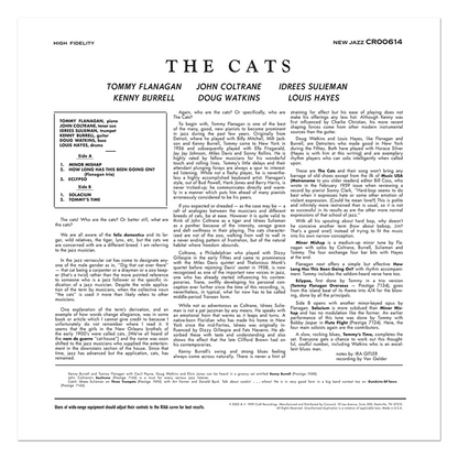 The Cats (Original Jazz Classics Series) (180g LP) Vinyl Record