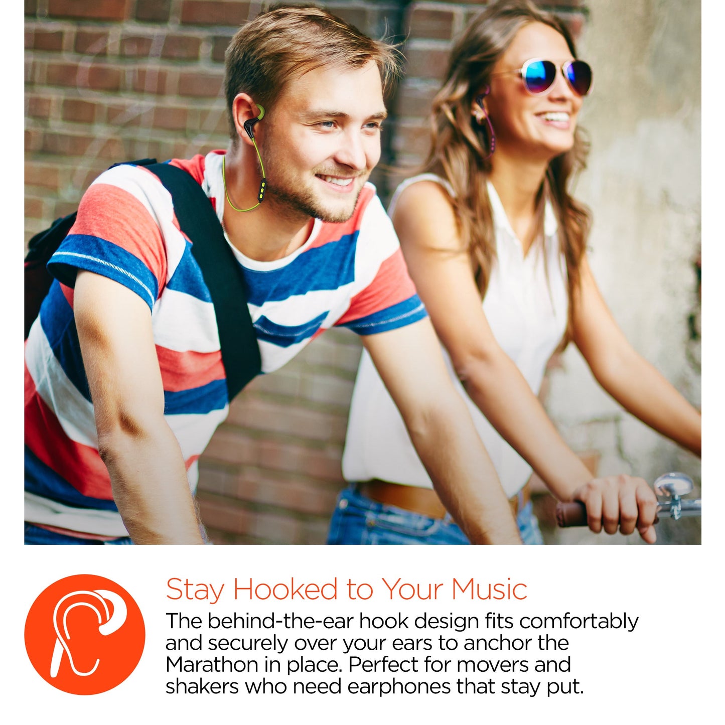 HyperGear Marathon Sport Wireless Bluetooth Earphones (MARPHONES-PRNT)