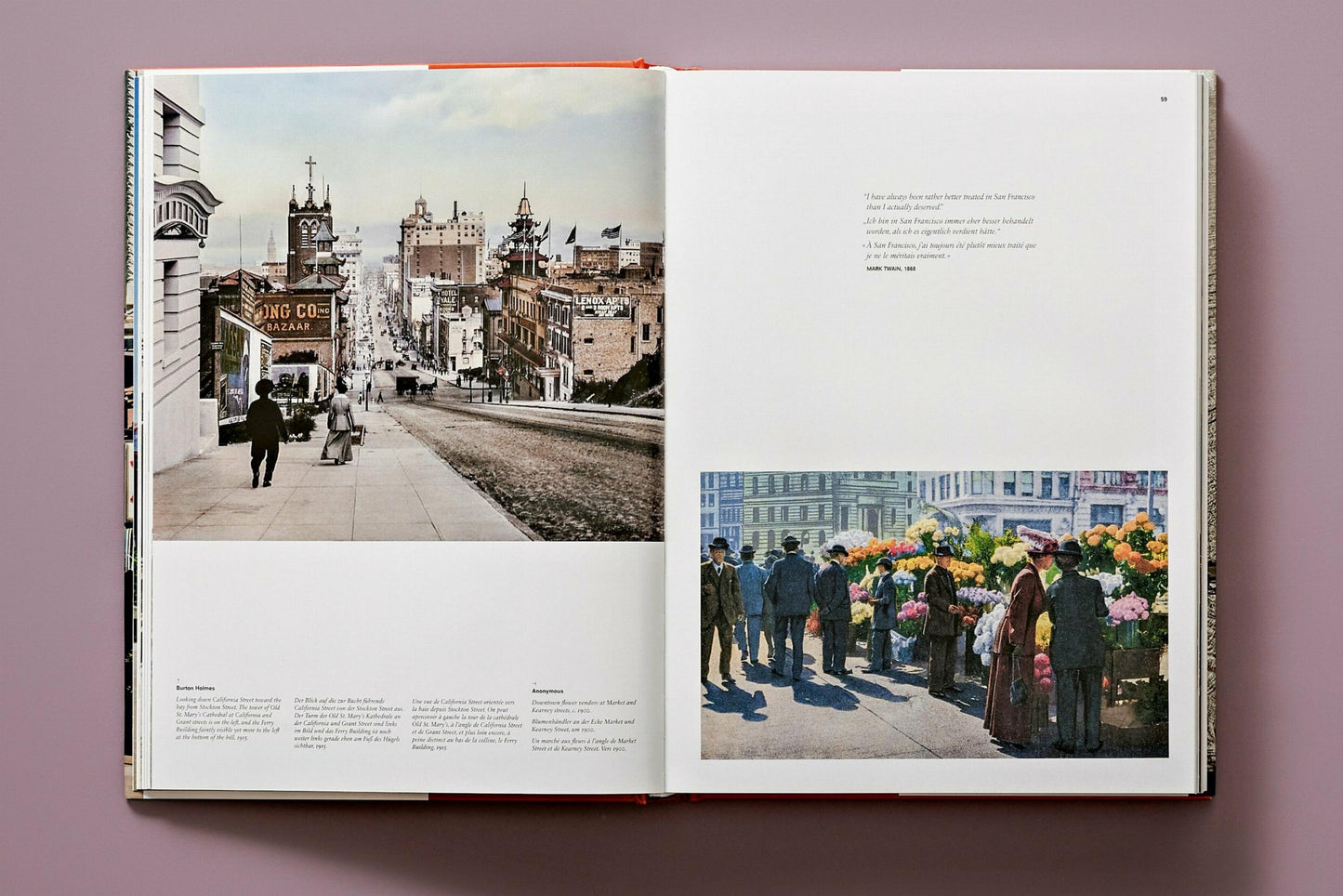 San Francisco. Portrait of a City (German, French, English) Book