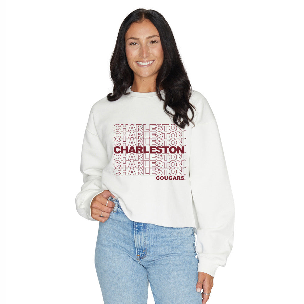 College of Charleston Repeat Womens Crewneck Officially Licensed