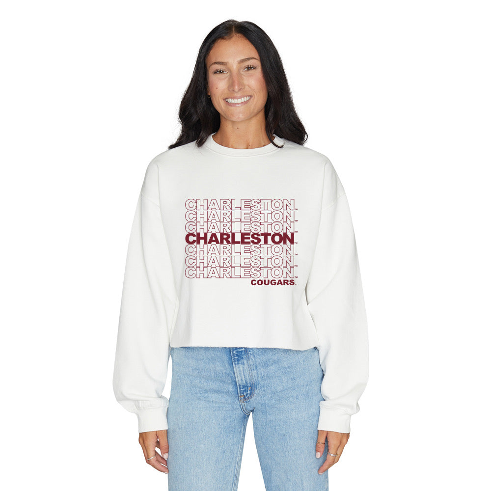 College of Charleston Repeat Womens Crewneck Officially Licensed