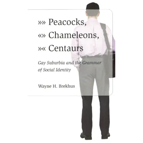 Peacocks, Chameleons, Centaurs: Gay Suburbia and the Grammar of Social Identity