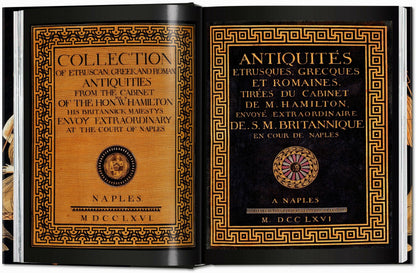 D'Hancarville. The Complete Collection of Antiquities from the Cabinet of Sir William Hamilton (German, French, English) Book