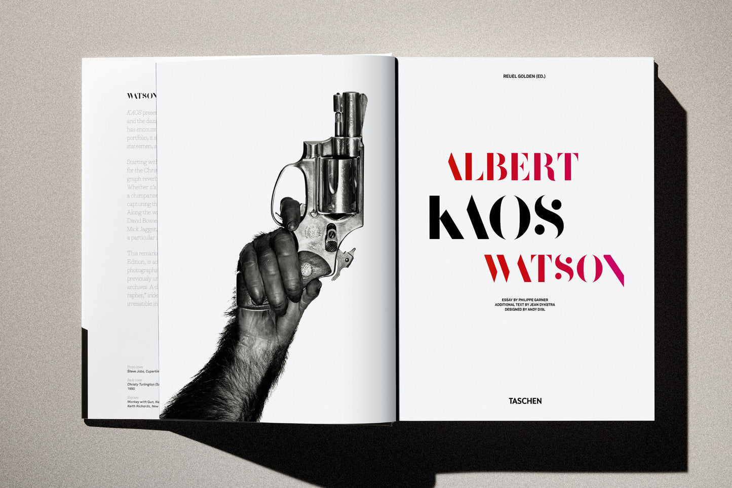 Albert Watson. Kaos (German, French, English) Book