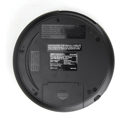 Emerson Portable Bluetooth CD Player w FM Radio, Speaker and Programmable Memory