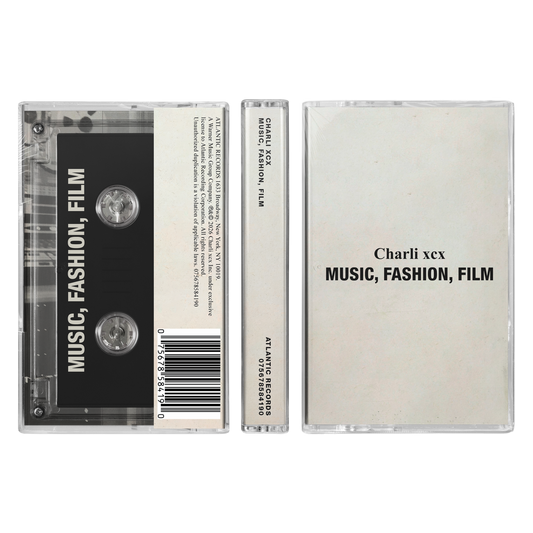 Charli XCX - Music, Fashion, Film Music Cassette Tape