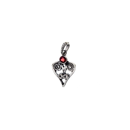 Barnes Metalwork Sterling Silver Birthstone Heart Charms
