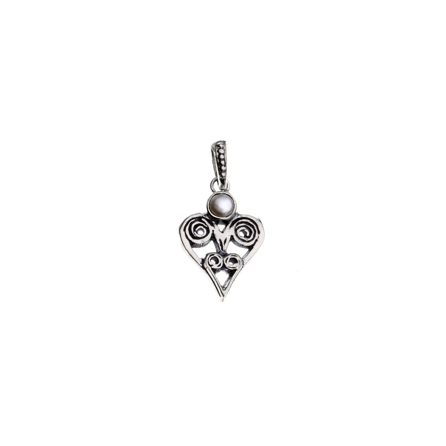 Barnes Metalwork Sterling Silver Birthstone Heart Charms