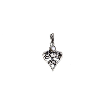 Barnes Metalwork Sterling Silver Birthstone Heart Charms