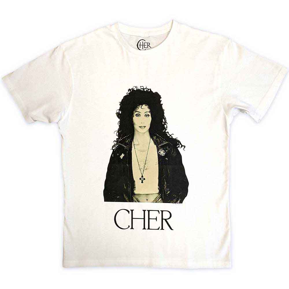 Cher Leather Jacket [T-Shirt] Officially Licensed
