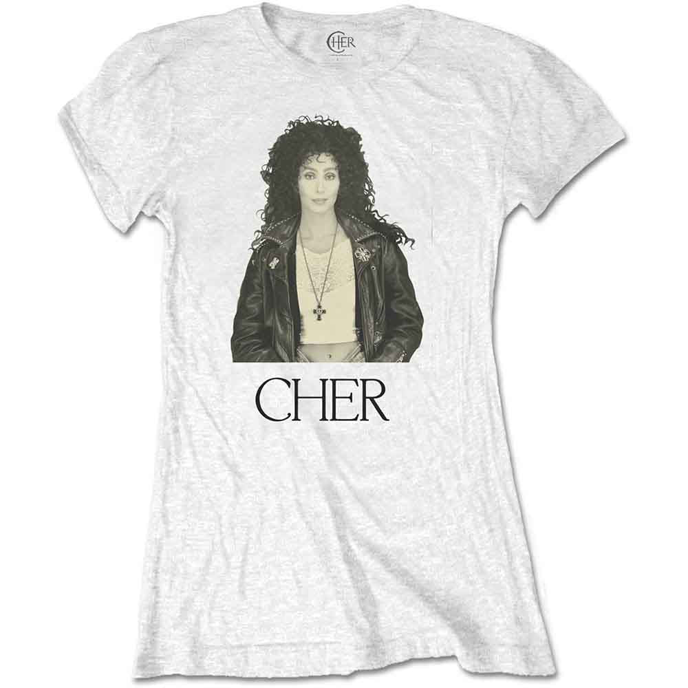 Cher Leather Jacket [T-Shirt] Officially Licensed