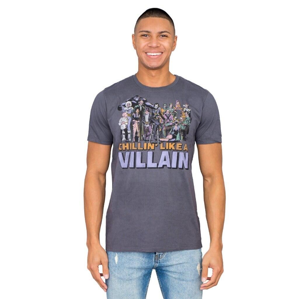 DC Comics Chillin Like a Villian T Shirt Officially Licensed