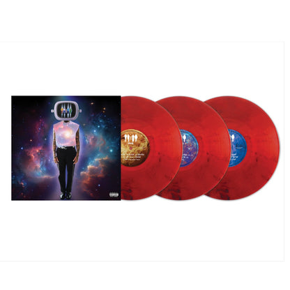 Chris Brown - 11:11 (Deluxe Edition) (Red Smoke Colored Vinyl) (3 Lp's) Vinyl Record