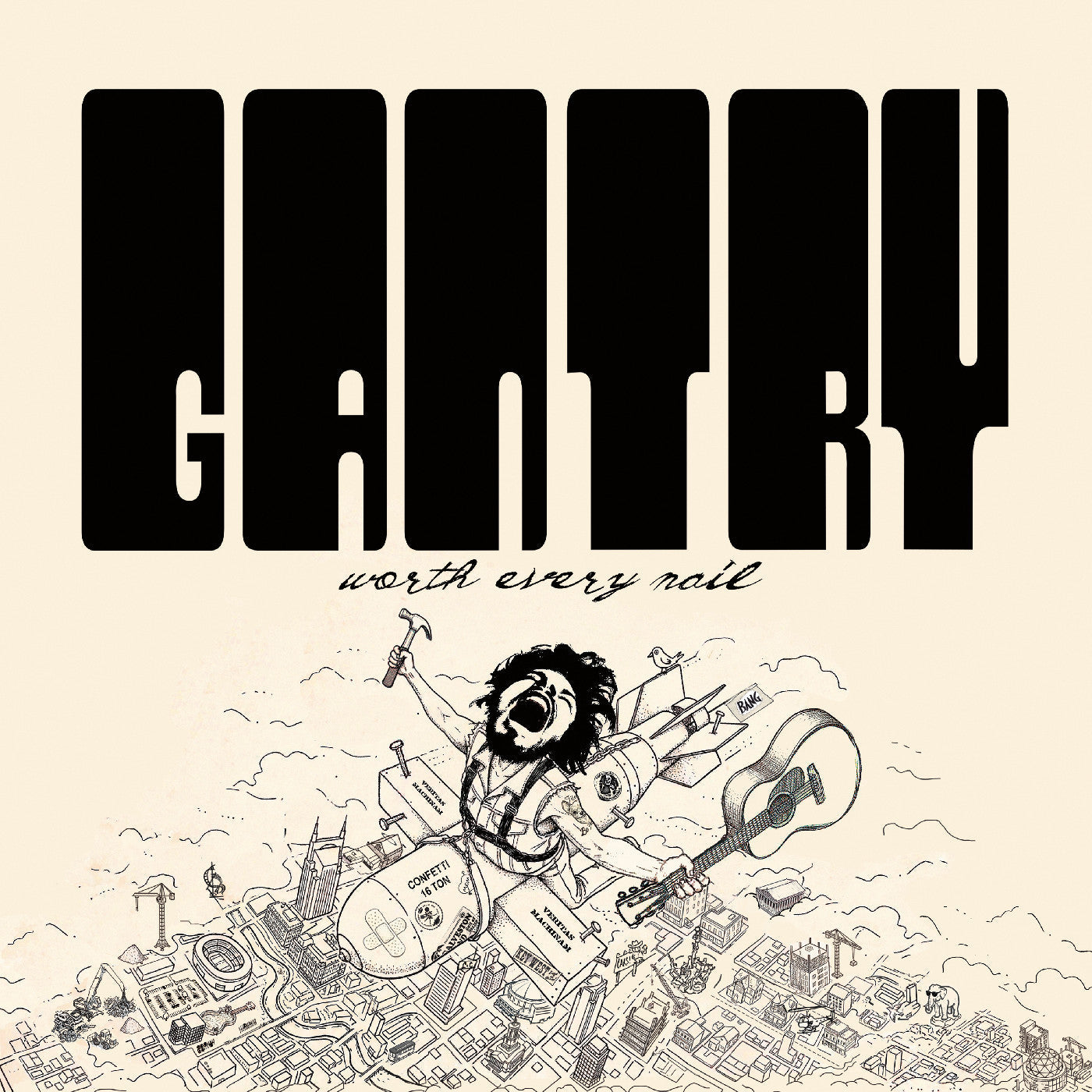 PRE-ORDER Chris Gantry - Worth Every Nail [Vinyl] Vinyl Record
