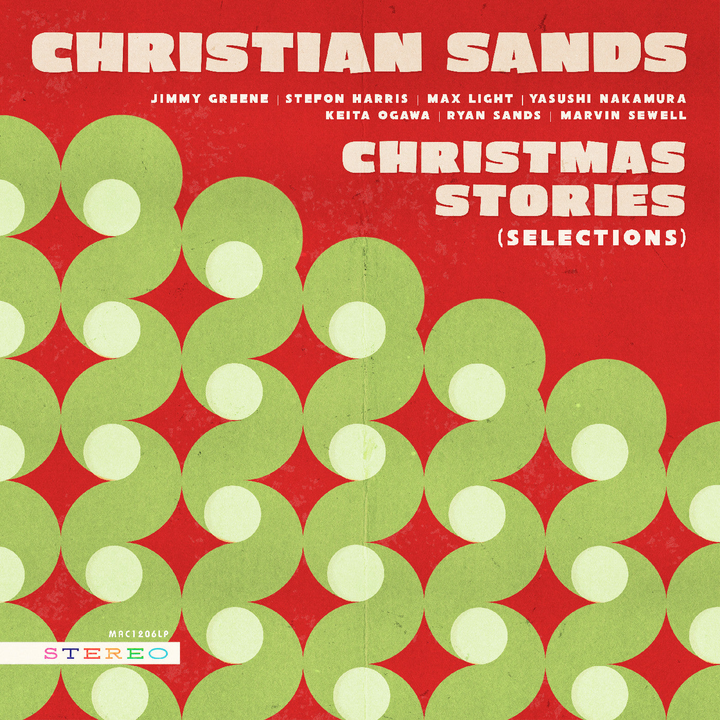 PRE-ORDER Christian Sands - Christmas Stories (Selections) [Evergreen Vinyl] [Vinyl] Vinyl Record