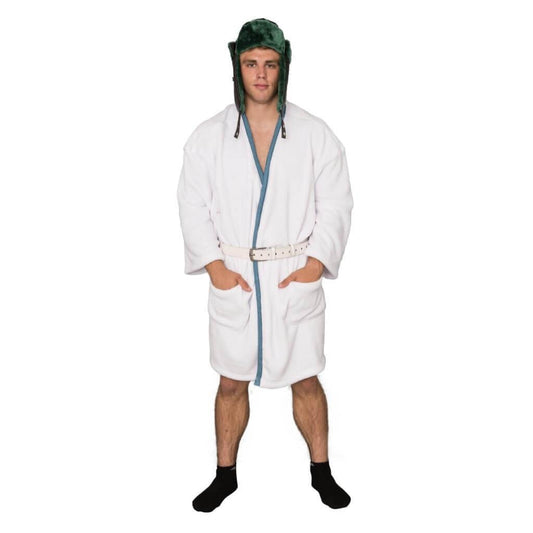 Christmas Vacation Cousin Eddie White Robe and Belt Costume