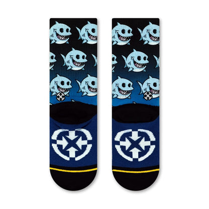 Chump Magic Fat Shark Youth Crew Socks