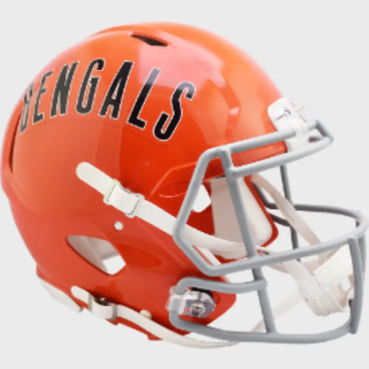 Cincinnati Bengals 1968 to 1979 Full Size Speed Authentic Throwback Helmet- NFL.