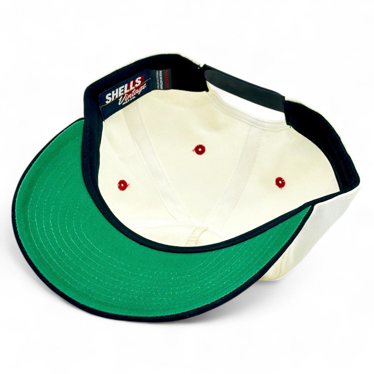 Cincinnati Snapback Hat - The Charlie Hustle (Cream/Black)