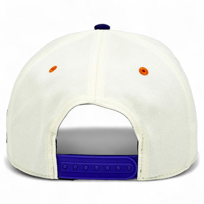 Clemson Snapback Hat - The Dabo (Cream/Purple)