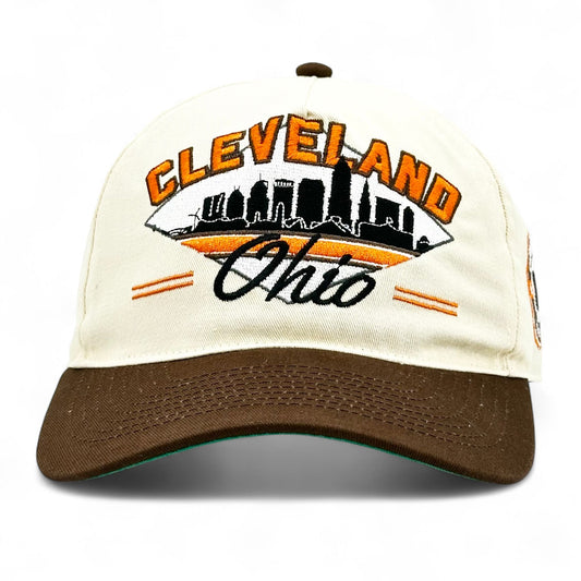 Cleveland Snapback Hat - The Brown