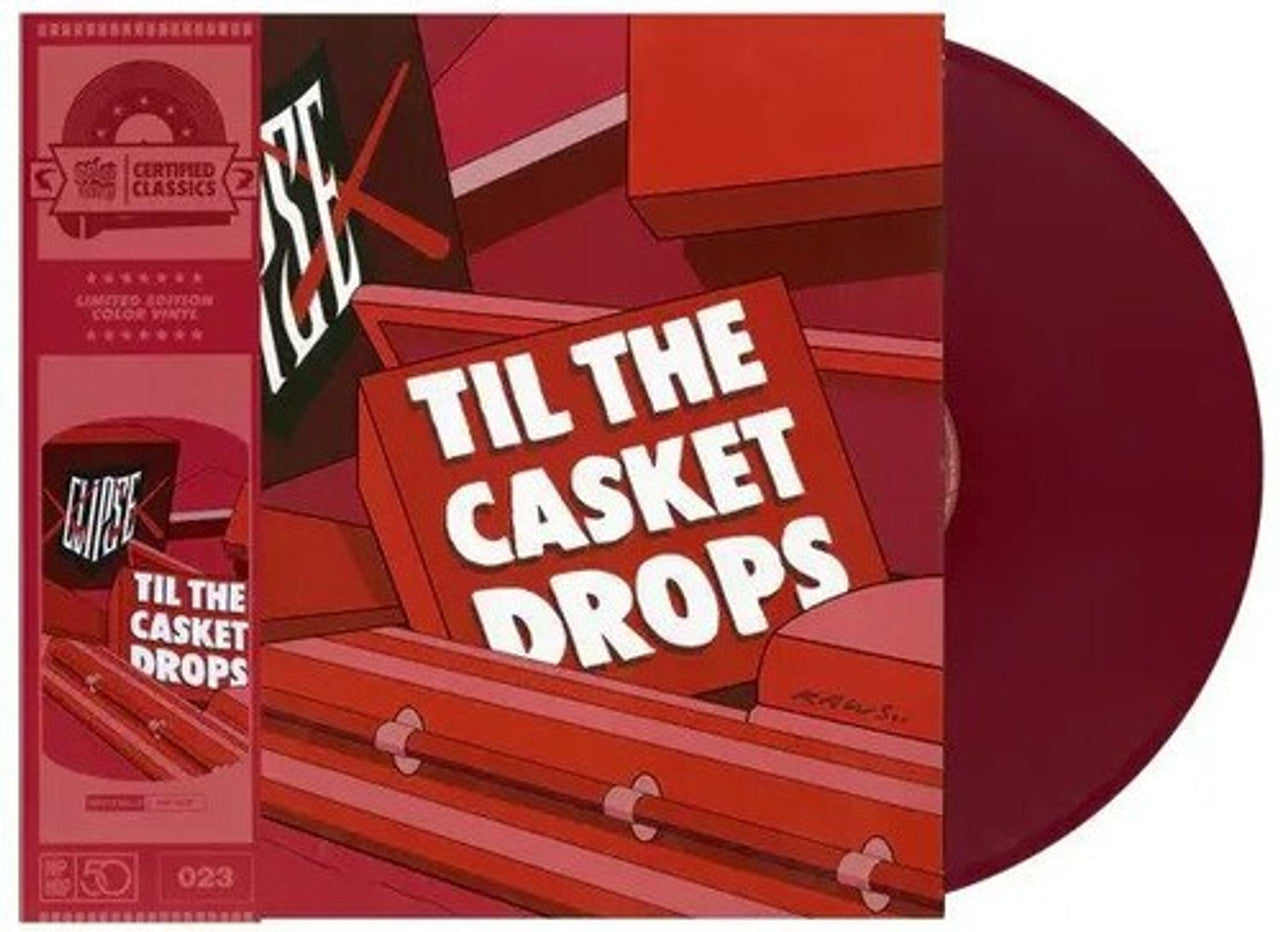 Clipse - Til The Casket Drops (Limitede Edition, Colored Vinyl, Fruit Punch Red) Vinyl Record