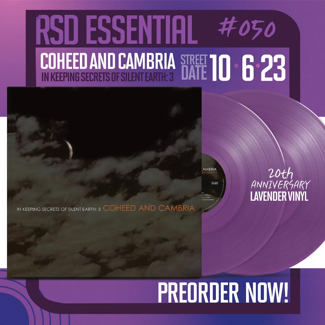 Coheed & Cambria  In Keeping Secrets of Silent Earth Lavender Vinyl Record