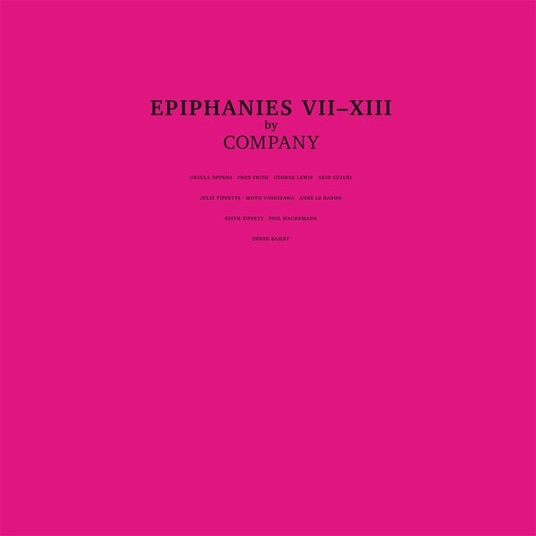 COMPANY - Epiphanies VII-XIII [Vinyl] Vinyl Record