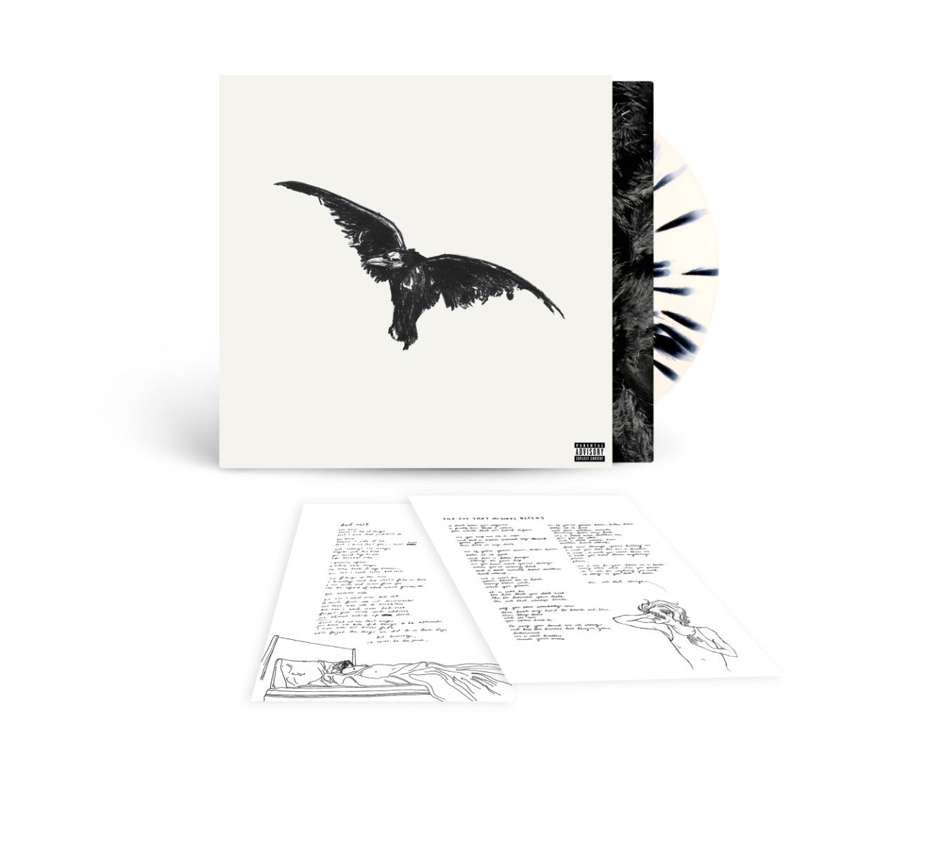 Kid Krow, Decomposed (5 Year Anniversary) [Black/White Splatter Lp]  Vinyl Record