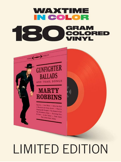 Marty Robbin’s Gunfighter Ballads And Trail Songs (RED VINYL) Vinyl Record