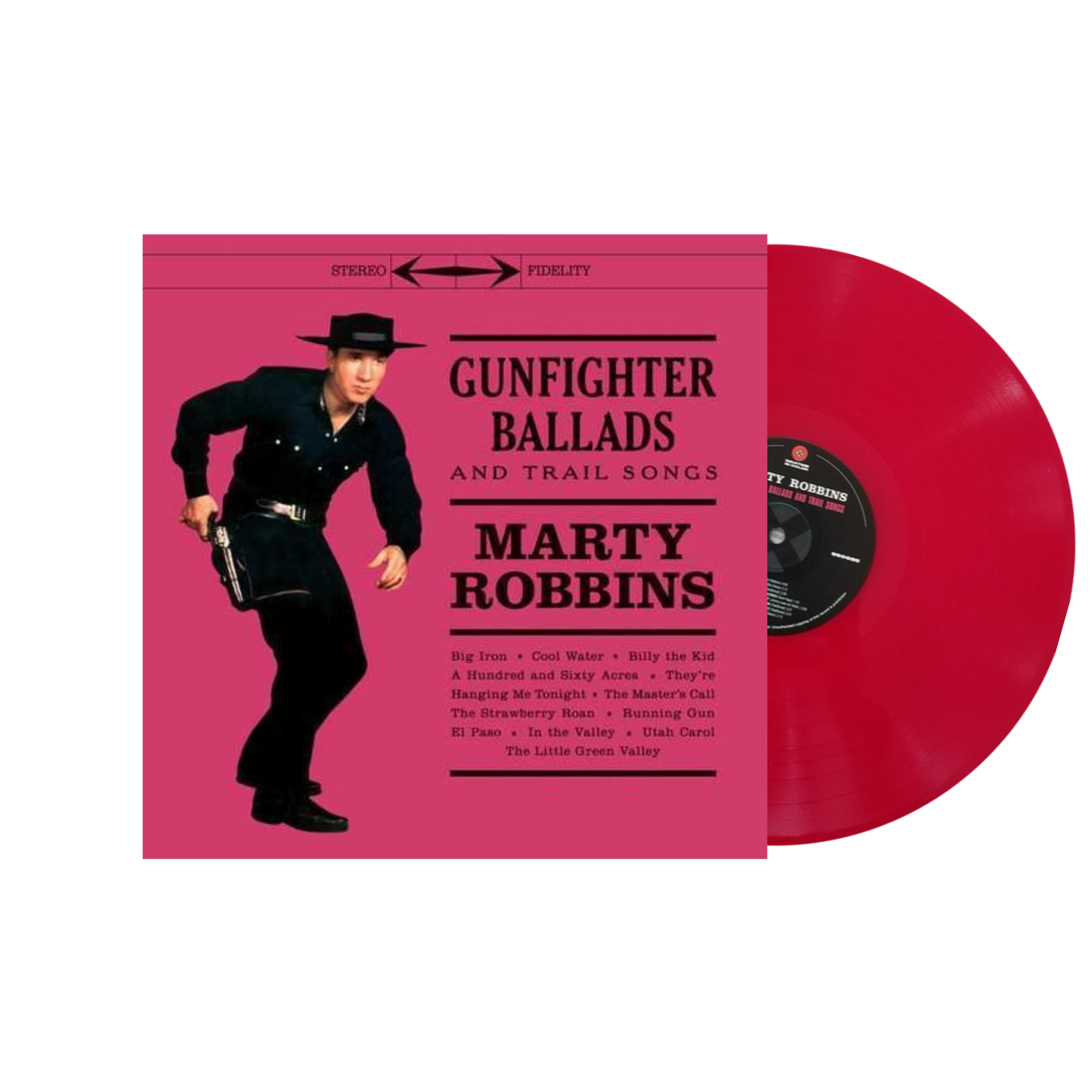 Marty Robbin’s Gunfighter Ballads And Trail Songs (RED VINYL) Vinyl Record