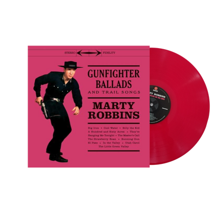 Marty Robbin’s Gunfighter Ballads And Trail Songs (RED VINYL) Vinyl Record