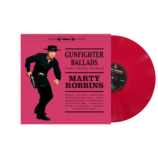 Marty Robbin’s Gunfighter Ballads And Trail Songs (RED VINYL) Vinyl Record