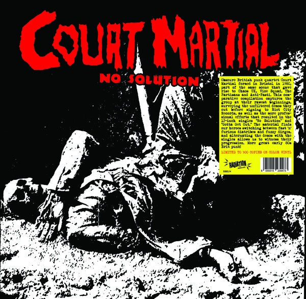 COURT MARTIAL - No Solution: Singles & Demos 1981/1982 Vinyl Record